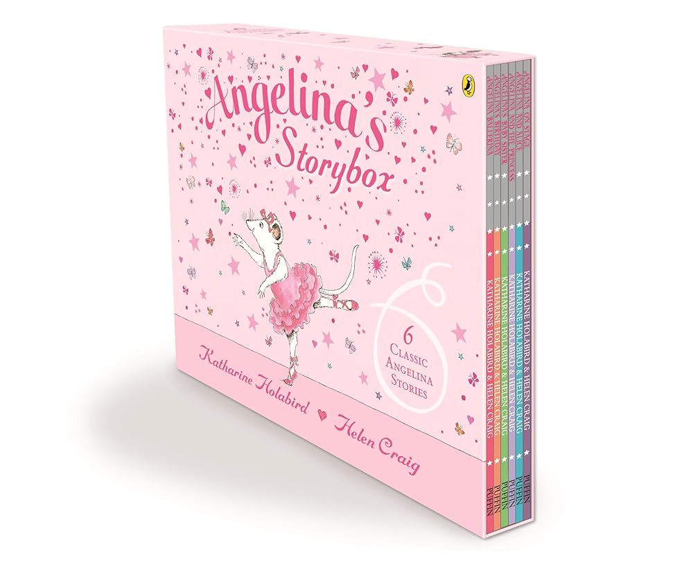 Angelina’s Storybox – 6 x paperback slipcase cover image
