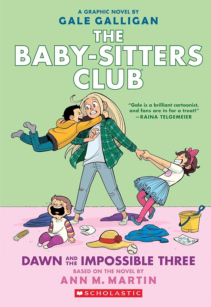 Dawn and the Impossible Three (5) (The Baby-Sitters Club Graphix) cover image
