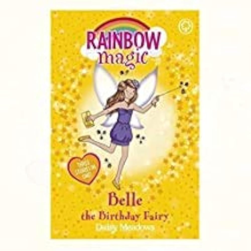 RAINBOW MAGIC "BELLE" The Birthday Fairy - (Three cover image