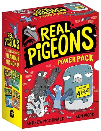 Real Pigeons Power Pack: Box Set Books 1-4 (Volume 1) cover image