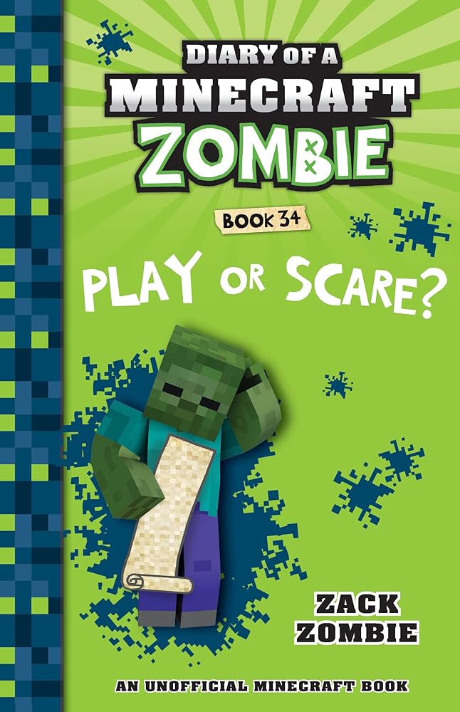 Play or Scare (Diary of a Minecraft Zombie, Book 34) (Diary of a Minecraft Zombie) cover image