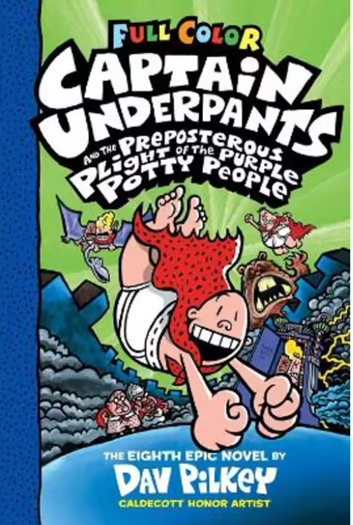 Captain Underpants Book 8- Full Color Edition-Hardcover