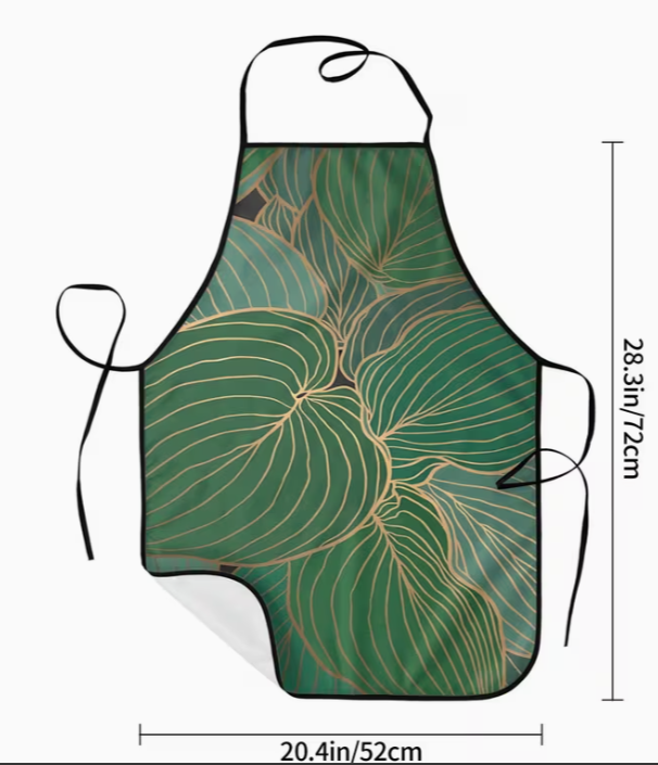 Apron - Hosta Leaves Design