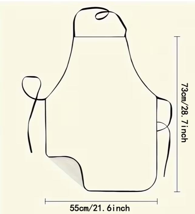 Apron - 2D flat Printing Tropical Desing Unisex