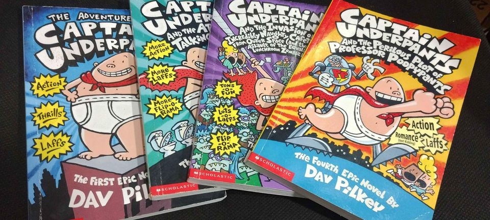 Captain Underpants Collection - 4 books