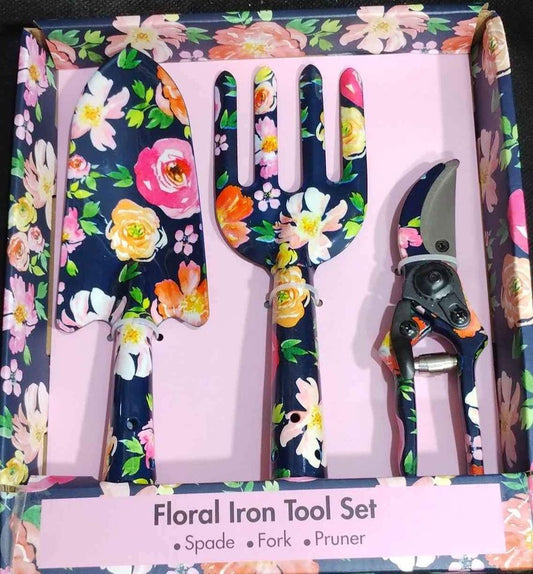 Gift Set : Floral Iron Tool Set