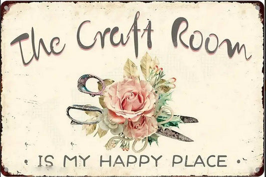 Gift Metal Sign : The Craft Room