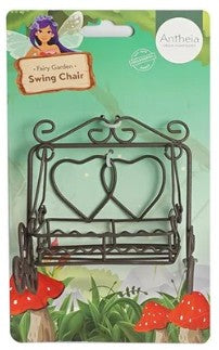 Fairy Garden Accessories - Swing Chair ( Brown)