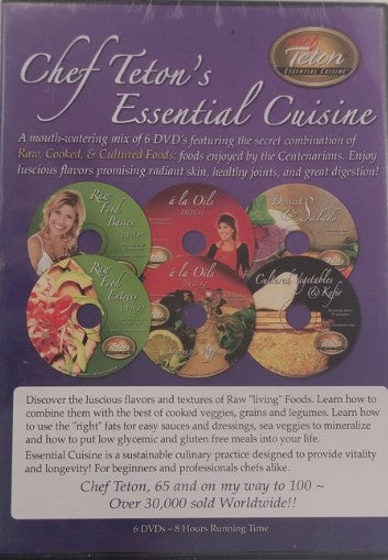 DVD- Chef Teton's Essential Cuisine - 6 DVD Set