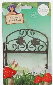 Fairy Garden Bench Seat - Brown