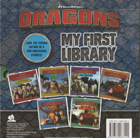 How To Train Your Dragons : Dragons  - My First Library 6 Book Slipcase