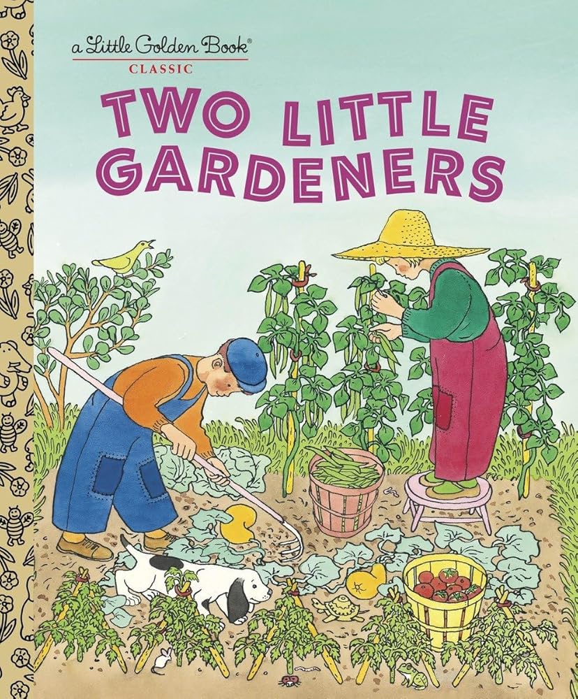 Two Little Gardeners (Little Golden Books) cover image