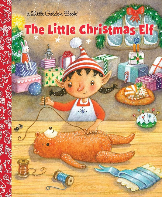The Little Christmas Elf (Little Golden Book) cover image