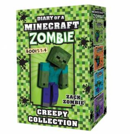 Diary of a Minecraft Zombie Creepy Collection : Books 1-4 - Paperback