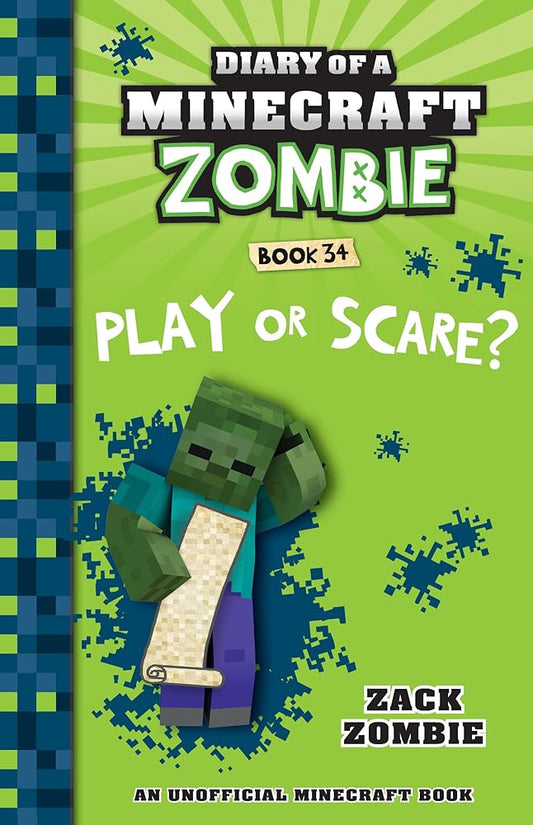 Play or Scare (Diary of a Minecraft Zombie, Book 34) (Diary of a Minecraft Zombie) cover image