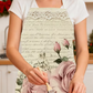 Apron with Rose Floral Patters