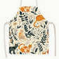 Apron - Cat and Plant Pattern