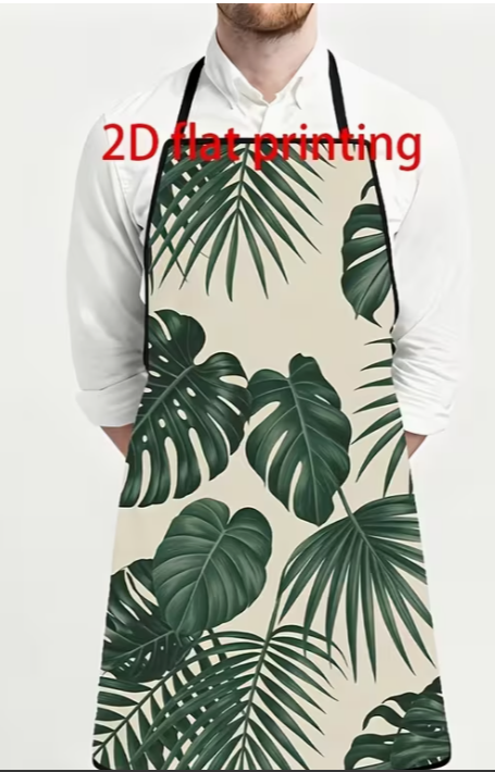 Apron - 2D flat Printing Tropical Desing Unisex