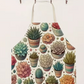 Apron- Succulents Patterns Multi Coloured