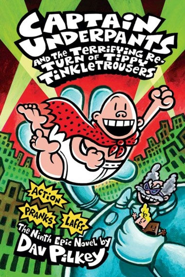 Captain Underpants Book 9 -Paperback