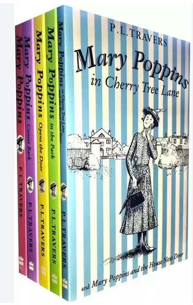 Mary Poppins Collection P L Travers 5 Books Set