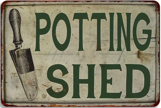 Gift Metal Signs : Potting Shed