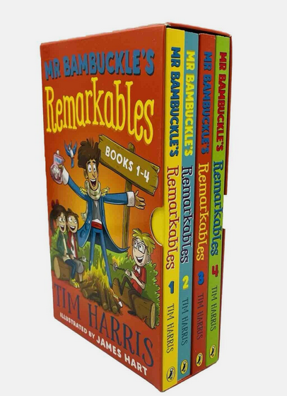 Mr Bambuckles Remarkables 4-Book Box Set by Tim Harris