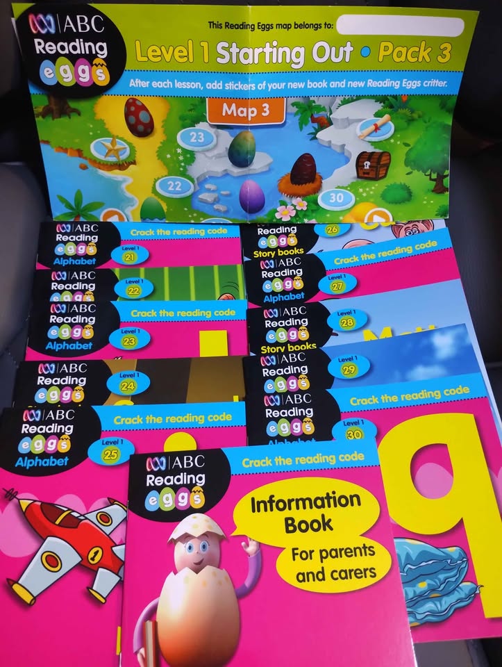 Reading Eggs Level 1 Starting out -Pack 3