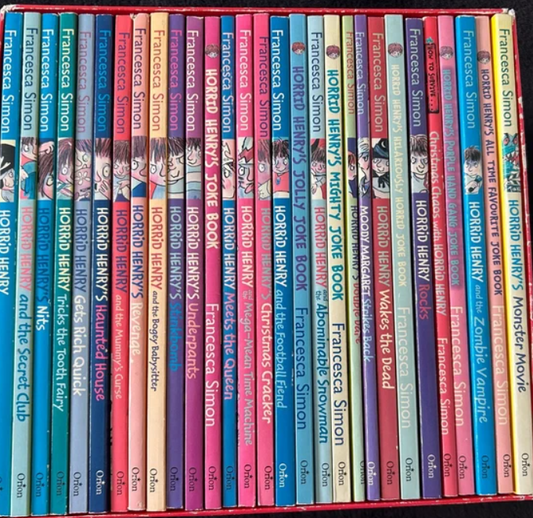 Horrid Henrys Loathsome Library (29 Books only- missing 1 book)