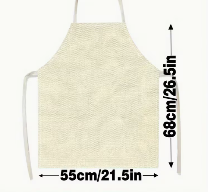 Apron with Rose Floral Patters