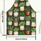 Apron- Potted Succulent Plants Pattern