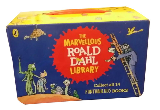 Roald Dahl :The Marvelous Roald Dahl Library 14 Books Carry Case - Paperback