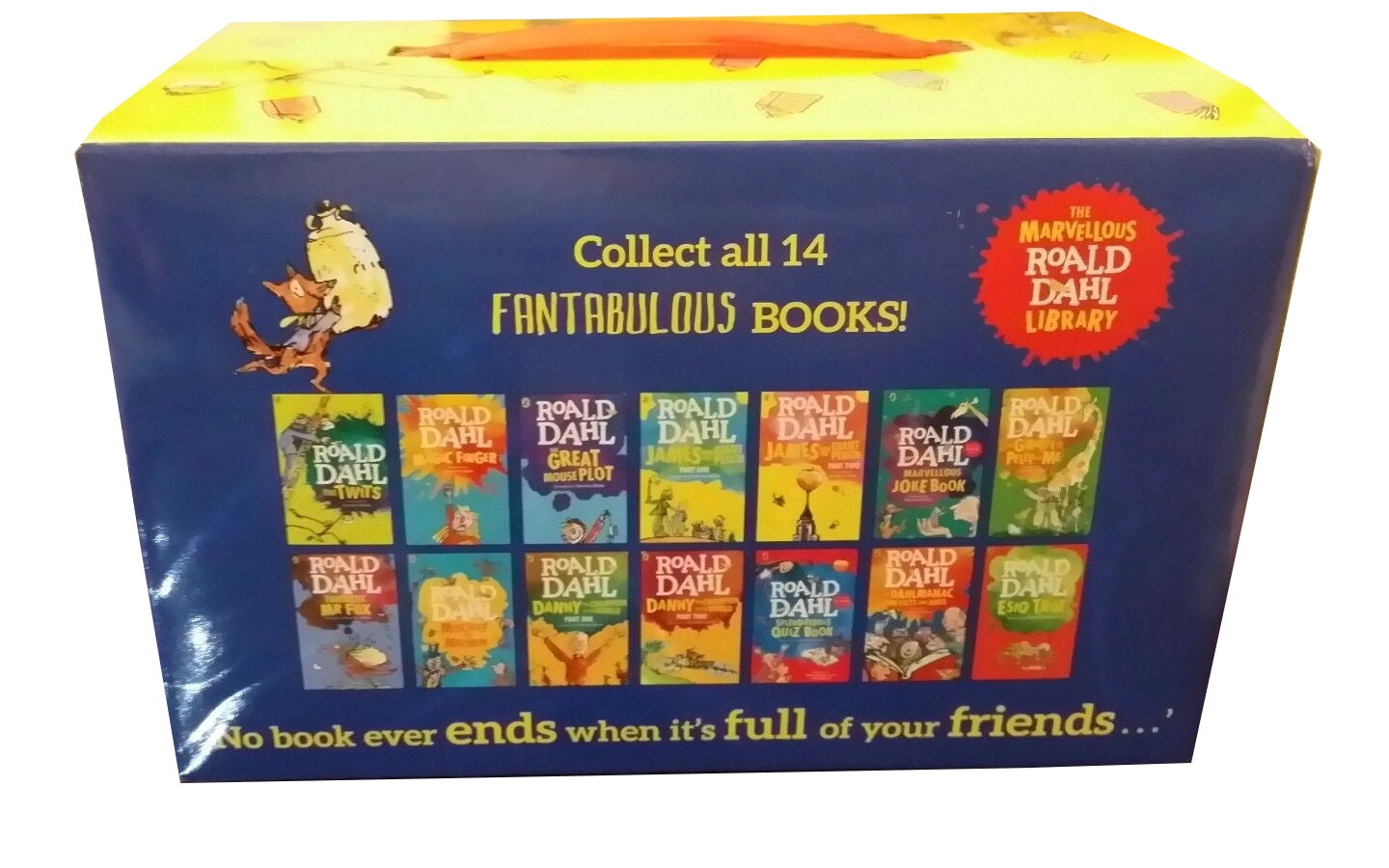 Roald Dahl :The Marvelous Roald Dahl Library 14 Books Carry Case - Paperback